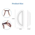 thumbnail image 4 of Almohadillas nasales de silicona suave para gafas Mr.ZzjOOj, 3,5 mm, 12 pares, 4 of 6