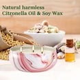 thumbnail image 4 of Velas de citronela CLTNIKET, 12 onzas, 3 mechas, perfumadas, paquete de 4, 4 of 7