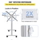 thumbnail image 4 of VEVOR Pizarra blanca magnetica móvil, 36 x 24 pulgadas, doble cara, pizarra de borrado en seco reversible de 360 ​​grados, 4 of 9