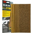 thumbnail image 3 of 3M Sandpaper, 03039, Assorted Grits (40, 80, 120), 3 2/3 in x 9 in, 5 Sheets, 3 of 6