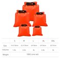 thumbnail image 2 of Bolsa Impermeable Al Aire Libre 5 unids/set bolsa seca resistencia al desgarro bolsa seca de natación para navegación a la deriva (naranja), 2 of 6
