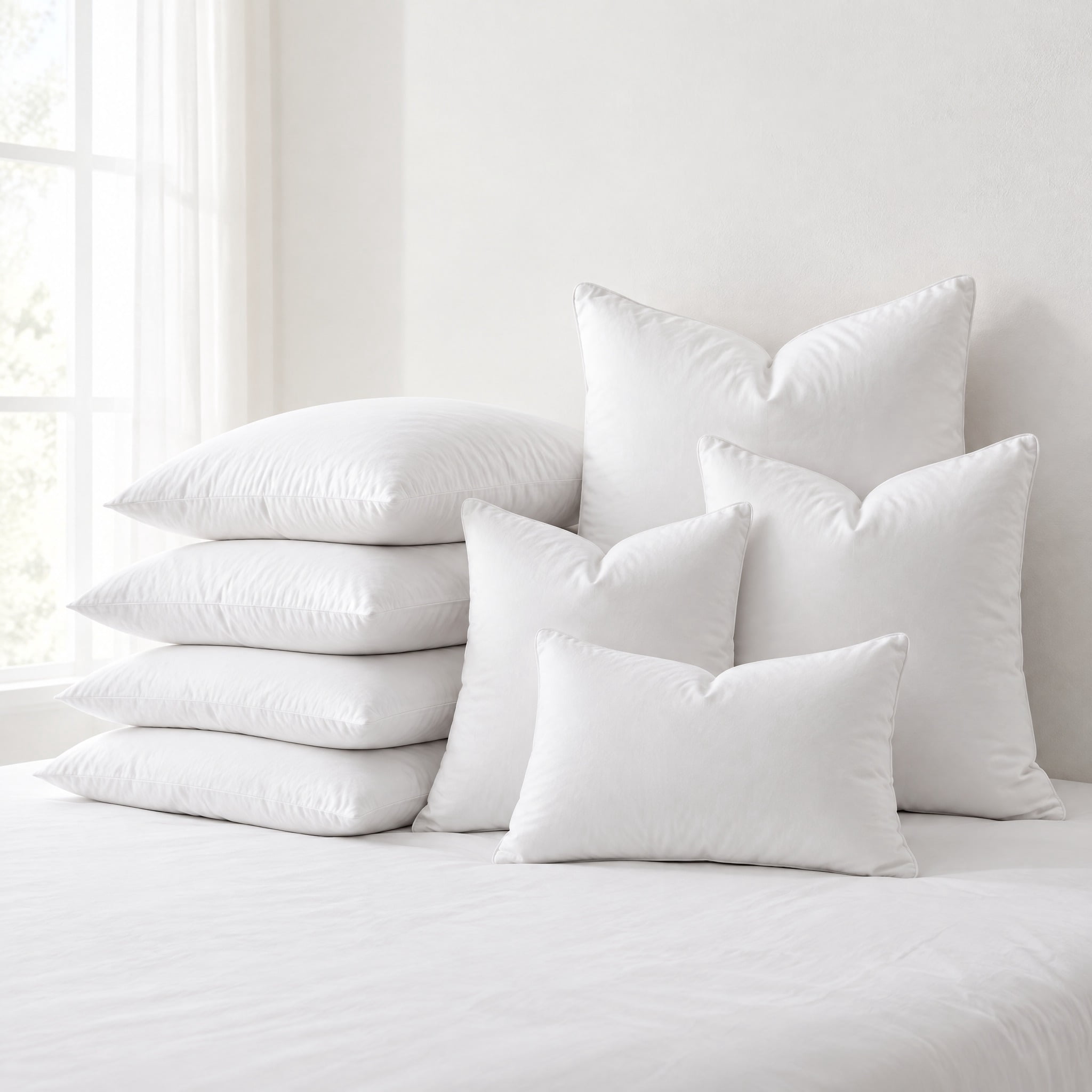 Mainstays Comfort Complete Bed Pillow, Standard/Queen
