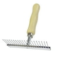 thumbnail image 4 of Lipstore Carpet Restoration Rake Rug Rake Quick Restoration Handheld Carpet Comb Brush Wooden Handle Pet Comb for Steps Hallways, 4 of 8