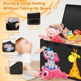thumbnail image 3 of Extra Large Toy Box, Collapsible Storage Organizer with Lids, Cute Animals Toybox for Boys Girls, 40"x14"x16" Kids Toy Chest Sturdy Storage Boxes for Living Room Bedroom Playroom Nursery, 3 of 6