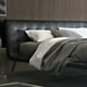 thumbnail image 5 of Nordic Italian Genuine Leather Bed Frame Solid Wood Queen Headboard 150 Modern King Size Beds Furniture Villa Cama Matrimonial My Lux Decor Round, 5 of 17