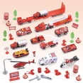 thumbnail image 3 of Modelos de vehículos de incendios de aleación 1/64 Hugo Juego de modelo de coche de aleación, 3 of 10