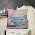 thumbnail image 2 of YINGXI  Easter Pillow Cover Easter Egg Polka Dots Decorations Holiday Farmhouse Egg Hunt Spring Pillow Case for Home Sofa Couch Decor (Pink) 22x22in, 2 of 5