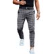 thumbnail image 1 of Pantalones casuales para hombre Pantalones a cuadros para hombre Pantalones elásticos ajustados para hombres Estos chinos casuales son ajustados, 1 of 5