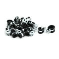 thumbnail image 5 of 8mm Dia Rubber Lined R Shaped Zinc Plated Pipe Clip Cable Clamp 20pcs, 5 of 5