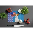 thumbnail image 3 of Brown White Wirehair Jack Russell Terrier Glass Cutting Board Large 12 in x 15 in, 3 of 5