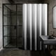 thumbnail image 5 of Cortina de ducha de poliéster impermeable con degradado, 180 x 180 cm | Tejido grueso con ojales de acero inoxidable | Cortina de baño de secado rápido y resistente al agua para casa, hotel,, 5 of 7