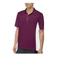 thumbnail image 1 of Men's Fila Core Color Blocked Polo Team Maroon/White M (38), 1 of 2