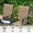 thumbnail image 2 of Farini Outdoor Dining Chairs Set of 4, 360°Swivel Patio Dining Chair with Textilene Fabric, Outdoor Metal Armchair All Weather Resistant, Ergonomic Comfort, Perfect for Patio, Backyard, Balcony, 2 of 8