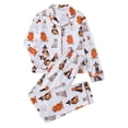 thumbnail image 4 of ZHOGXU Cozy Kids Halloween Sleepwear Long Sleeve Top And Pants Pj Sets For Boys Girls Nightwear Loungewear,9 Years, 4 of 4