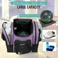 thumbnail image 2 of WOLT | Single Bowling Ball Tote Bag--Shoes up to Mens Size 14 Polyester Purple, 2 of 6