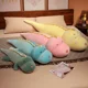 thumbnail image 3 of Peluche de dinosaurio tanystrofeus para niños y niñas, peluche de dinosaurio lindo, azul, verde, rosa, regalo de Navidad, cumpleaños2429, 3 of 5