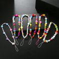 thumbnail image 3 of Phone Lanyard Beaded Letter Hanging Phone Chain Strap Beads Cellphone Strap, 3 of 10