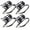 Black, variant on Yongwei 4pcs Bike Pedal Straps for Fixed Gear Cycle Beginners - Black