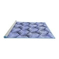 thumbnail image 2 of Ahgly Company Machine Washable Indoor Rectangle Oriental Blue Industrial Area Rugs, 2' x 5', 2 of 4