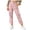 Pink, variant on Posijego Girls Cotton Linen Pants High Waist Lightweight Casual Straight Leg Pants Solid Color Summer Pants with Pockets