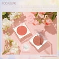 thumbnail image 2 of FOCALLURE Powder Palette Blush, Matte Mineral Blush Powder, Bright Shimmer Face Blush Makeup, Contour and Highlight Blush Palette, Highly Pigmented, Long Lasting, Waterproof, Blendable, #601, 2 of 7