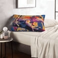thumbnail image 6 of Gaeub Colorful Gecko Jungle Art Printed Pillow Case, Comfort Soft Hidden Zipper, Suitable for Sofa, Bedroom-14"x20", 6 of 6