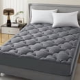 thumbnail image 3 of WQSPRING Extra Thick Quilted Mattress Topper Full Soft Cooling Deep Pocket, 3 of 9