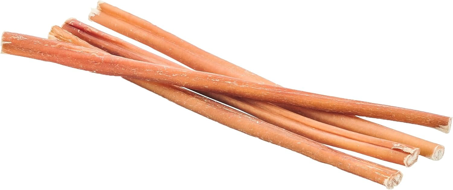 Best Bully Sticks 12 Inch Bully Sticks - 8 oz (Pack of 1) - 100% Natural Grass-Fed, Grain and Rawhide Free, Perfect for Medium or Large Canines