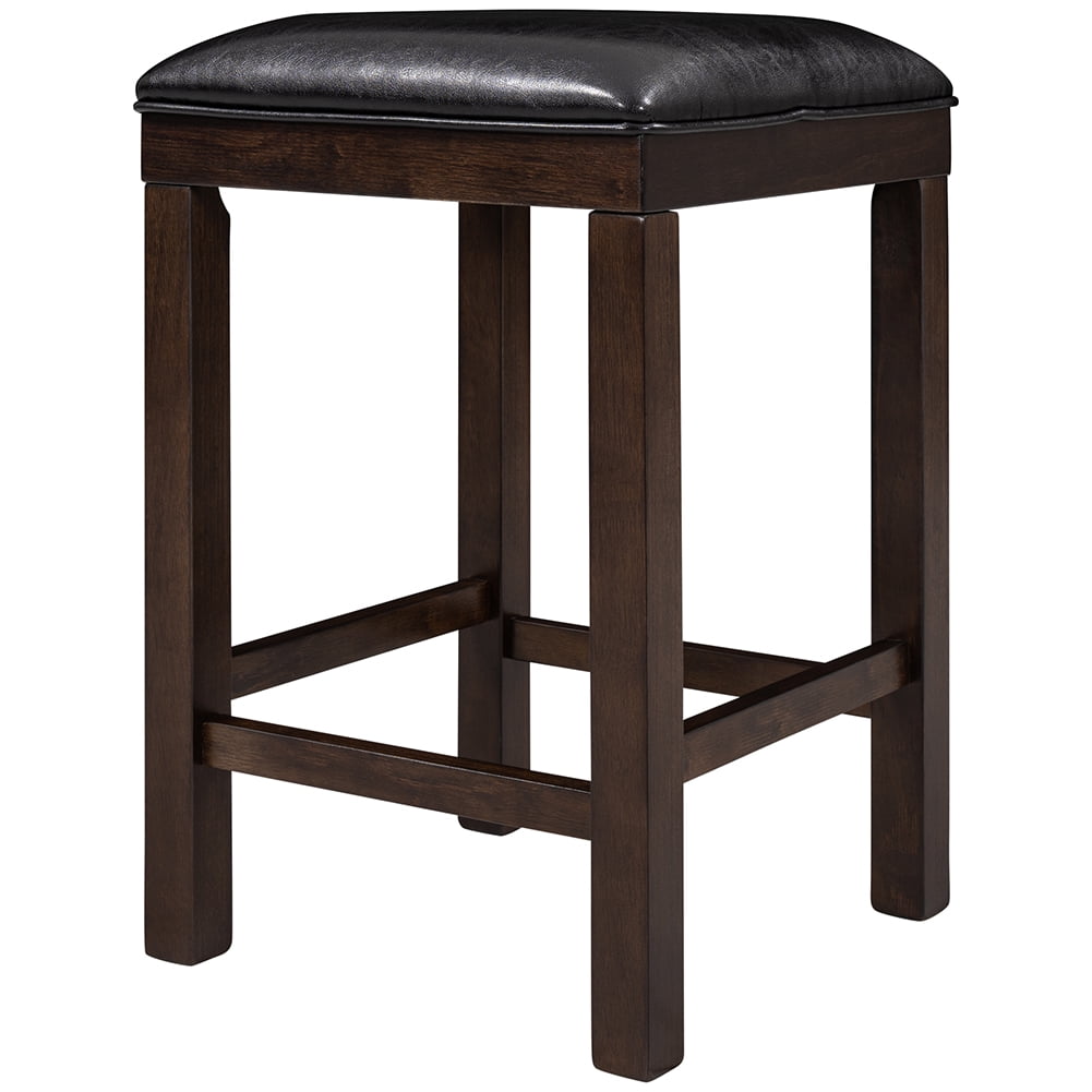 Lowestbest 4-Piece Counter Height Table Set, Mulitpurpose Rustic Bar Dining Table Set, with Socket, Leather Padded Stools and 2 Drawers, Espresso Lowestbest 4-Piece Counter Height Table Set, Mulitpurpose Rustic Bar Dining Table Set, with Socket, Leather Padded Stools and 2 Drawers, Espresso