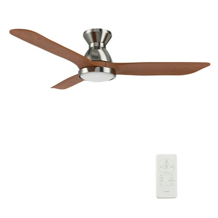 

52 3 Blade Modern Indoor Ceiling Fan with Remote for Office Bedroom