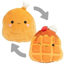 Squishmallows 8" Flipamallows Oksana Fried Chicken / Weaver The Waffle - Offically Licensed Valentines Day Jazwares Plush - Collectible Soft & Squishy Stuffed Animal- Gift for Kids, Girls & Boys