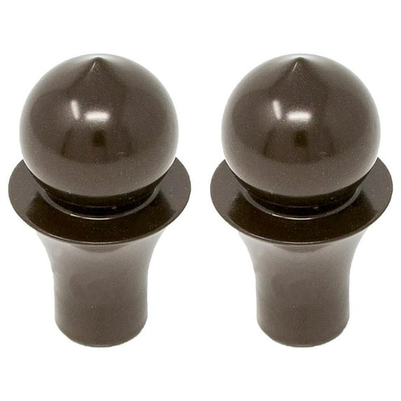 Urbanest Toledo Lamp Finial – 2 1/16 Inch Tall, Bronze – Decorative Lamp Shade Finial for Table & Floor Lamps- 2 Pieces