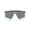 Matte Abyss/Prizm Black, variant on Sunglasses for Men and Women - OO9280 BXTR Rectangular Sunglasses with Oakley PRIZM Lenses - Unisex - Matte Black/Pink/PRIZM Black - Size 39