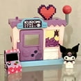 thumbnail image 4 of Sanrio Hello Kitty Kuromi Cinnamoroll Play House Toy Street View Splicing Assemble Stackable Model Collection Gift Toy, 4 of 7