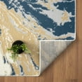 thumbnail image 6 of Luxe Weavers Abstract Marble Swirl Multi 6x9 Indoor Area Rug, 6 of 10
