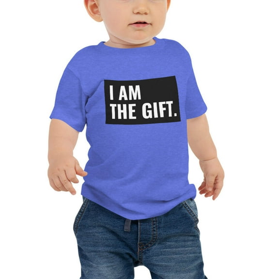 I Am the Gift | Baby Jersey Short Sleeve Tee | Mighty Kids