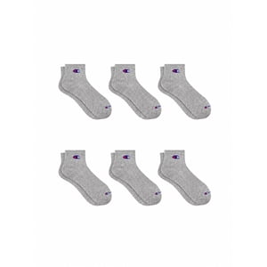 Champion Men's Lightweight Ankle Socks, 6-Pack