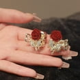thumbnail image 6 of Small Three Pearl Hair Clip for Women - Cute Acrylic Mini Clip - Fashion Hair Accessory in 1PCS, 6 of 9