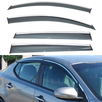 Window Visors Rain Guards Deal 4 Piece Set Jdm Style Vent Smoke Window Visor Sun Visor Car