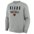 thumbnail image 4 of Men's Fanatics Heather Gray Chicago Bears Powerful Throw Legacy Pullover Sweatshirt, 4 of 5