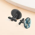 thumbnail image 6 of Seagull Elegant Formal Attire Stainless Steel Cuff Links for Dress Shirts, Weddings, and Business Meetings, 6 of 6