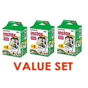 Fujifilm Instax Mini Instant Film (3 Twin Packs, 60 Total Pictures) Value Set