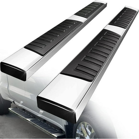 Cheetah Marchepieds Latéraux pour Dodge Ram 2019 - 2024 1500 Crew cab Nouveau style de Carrosserie (Pas pour les Modèles Classiques ) Chrome