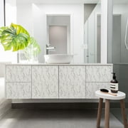 Mainstays White Marble, Peel and Stick Wallpaper 13.35 sq. ft.