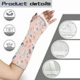 thumbnail image 7 of Jiueut Cartoon Cat Arm Cast Cover Arm Cast Sleeve with Thumb Cover Size M Hand Cast Covers for Shower Adult Wrist Cast Cover for Shower Teens Long Full Arm Cast Protector, 7 of 7