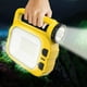 thumbnail image 5 of Linterna LED súper brillante Luz de campamento recargable USB | Linterna portátil para exteriores | Lámpara lateral COB | IPX65 a prueba de agua | Batería de larga duración de 2400 mAh | Gris, 5 of 6
