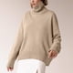 thumbnail image 5 of Suéter de cuello alto para mujer, moda informal, manga larga, cuello alto, suéter para mujer, 5 of 8
