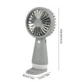 thumbnail image 3 of Clearance under 10 Mini Fan for Desk Handheld Mini Fan Portable Handheld Fan Handheld Fan Rechargeable, 3 of 6
