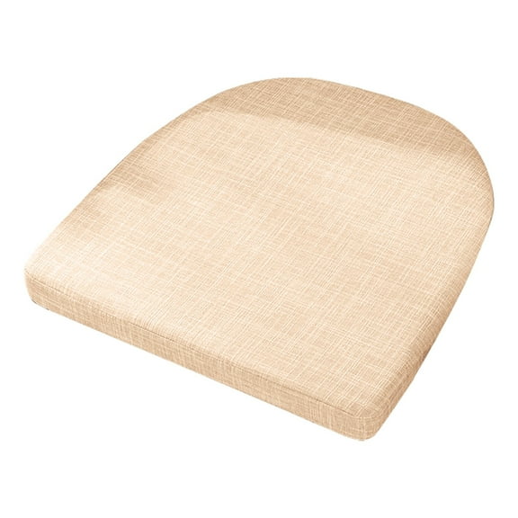 Horseshoe Shaped Chair Cushions with Ties, 18 x 18 Inch Square Seat Cushion for Kitchen Dining Chairs, Soft Indoor Chair Pads for Home Office Restaurant, 4PCS