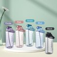 thumbnail image 2 of Botella de 2 litros con marcador y pajita, gran capacidad., 2 of 7
